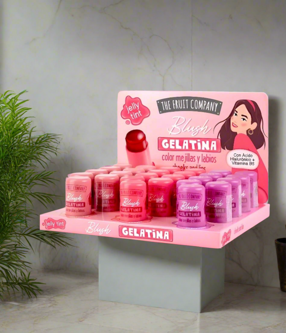 Blush gelatine fruité joues et lèvres