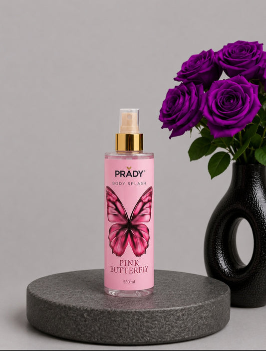 Brume parfumée corps et cheveux "Pink Butterfly"