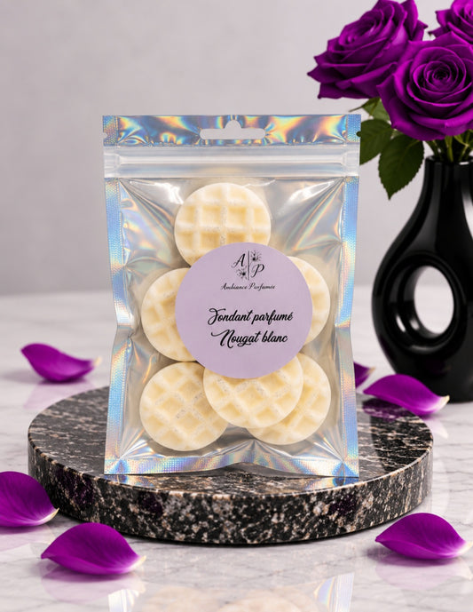 Lot de 7 fondant parfumé "Nougat blanc"  50g