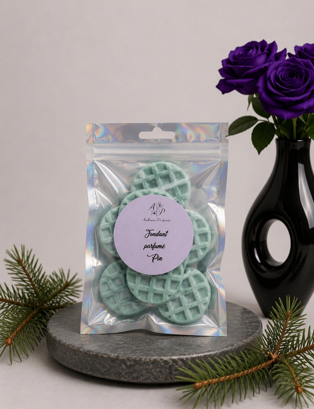 Lot de 7 fondant parfumé "Pin"  50g