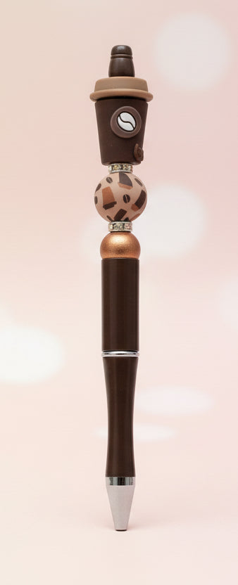 Stylo marron "Coffee"