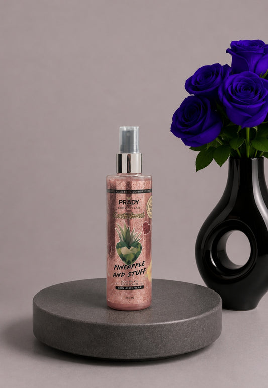 Brume parfumée "Pineapple and stuff" pailletée