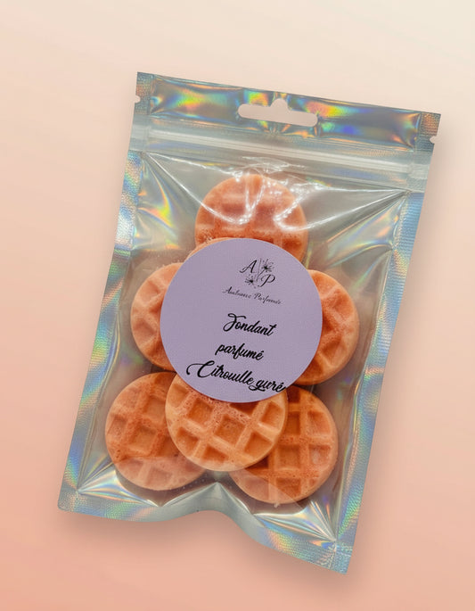 Lot de 7 fondant parfumé "Citrouille givrée"  50g