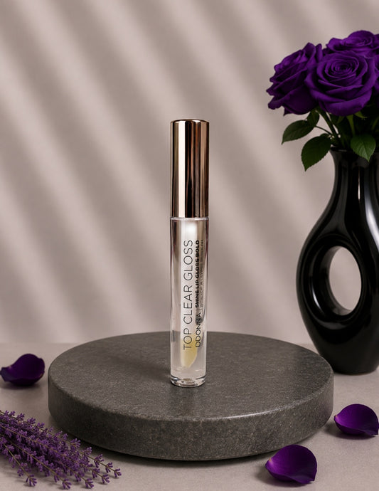 Gloss à lèvres transparent