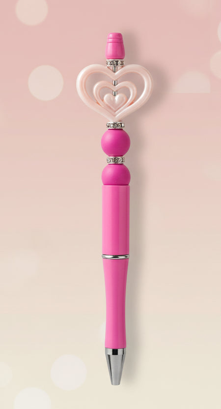 Stylo Rose "Coeur"