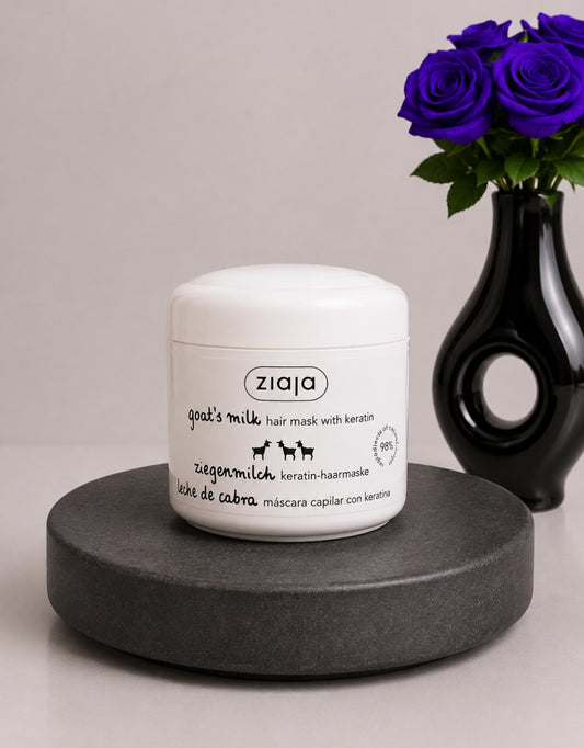 Masque capillaire au lait de chèvre et à la kératine