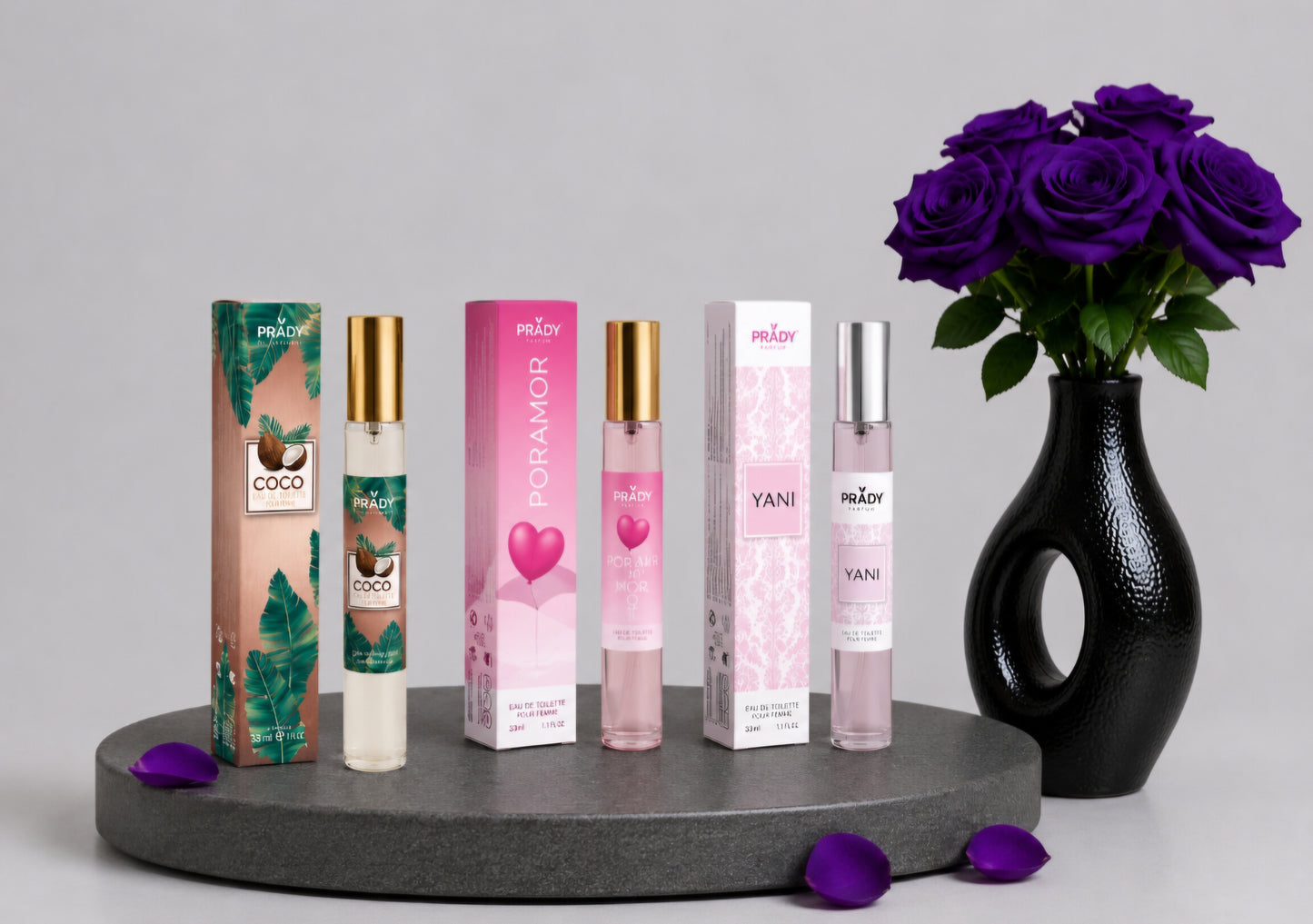 Les fruités et gourmands en 35 ml de Prady