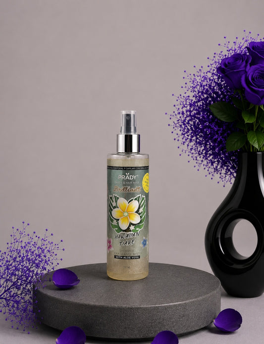 Brume parfumée pailletée "Hawaiian tiare"