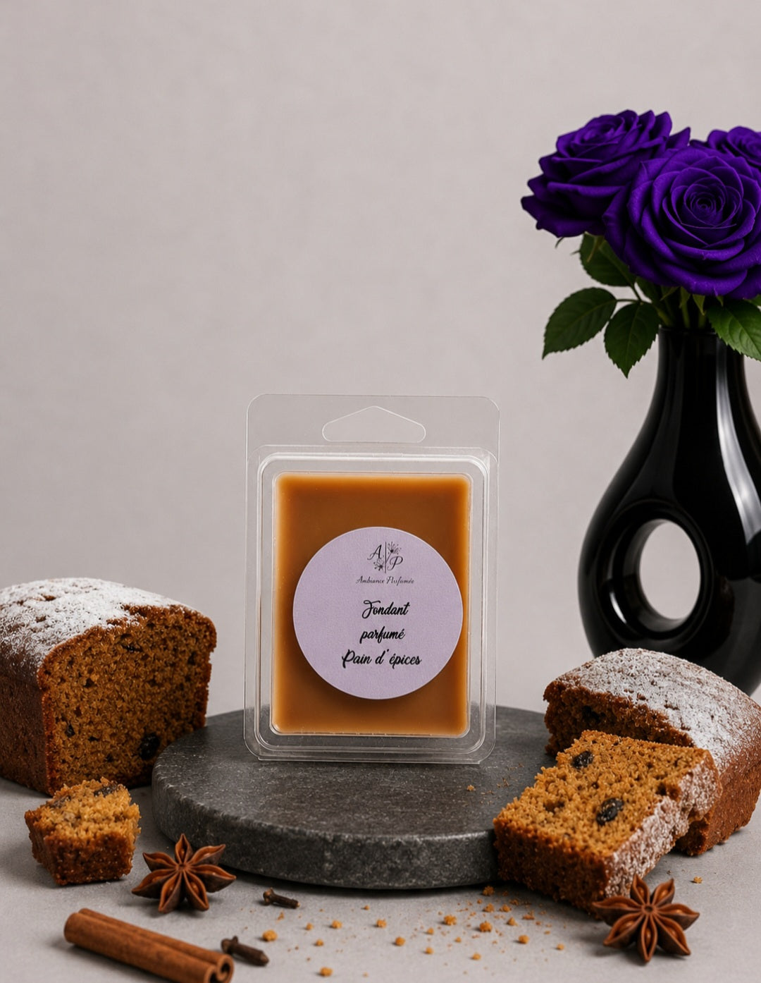 Fondant parfumé Clamshell "Pain d'épices" 60g