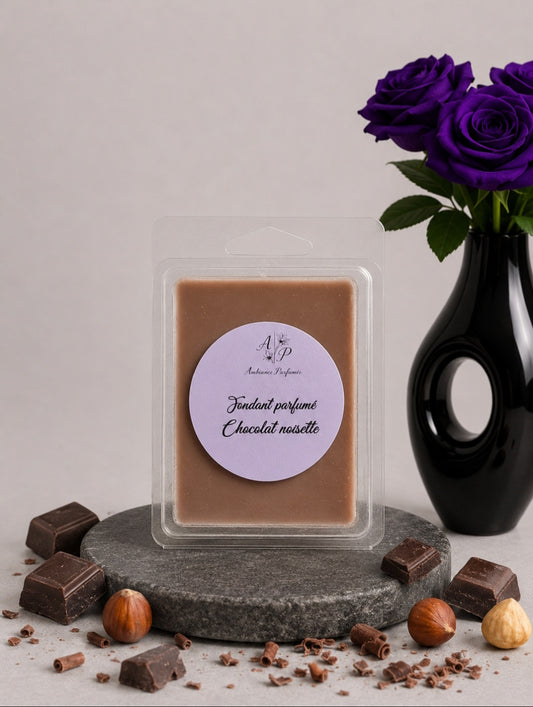 Fondant parfumé Clamshell "Chocolat noisette" 60g