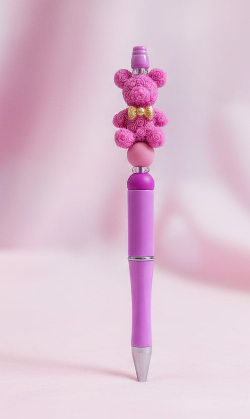 Stylo Rose "Ourson"