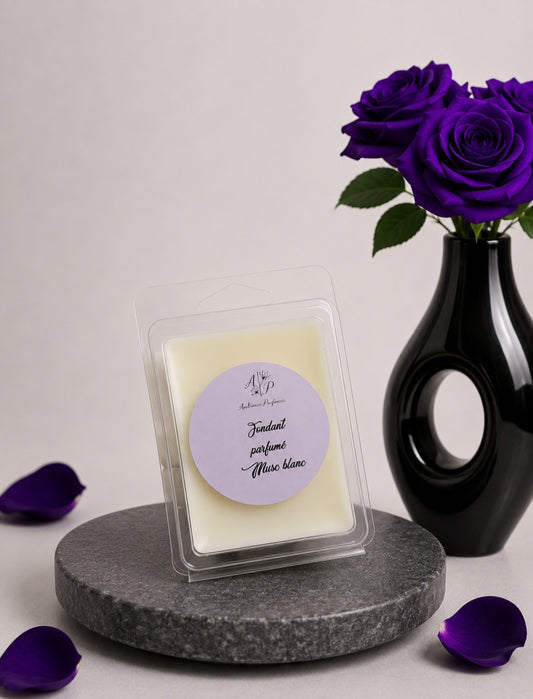 Fondant parfumé Clamshell "Musc blanc" 60g