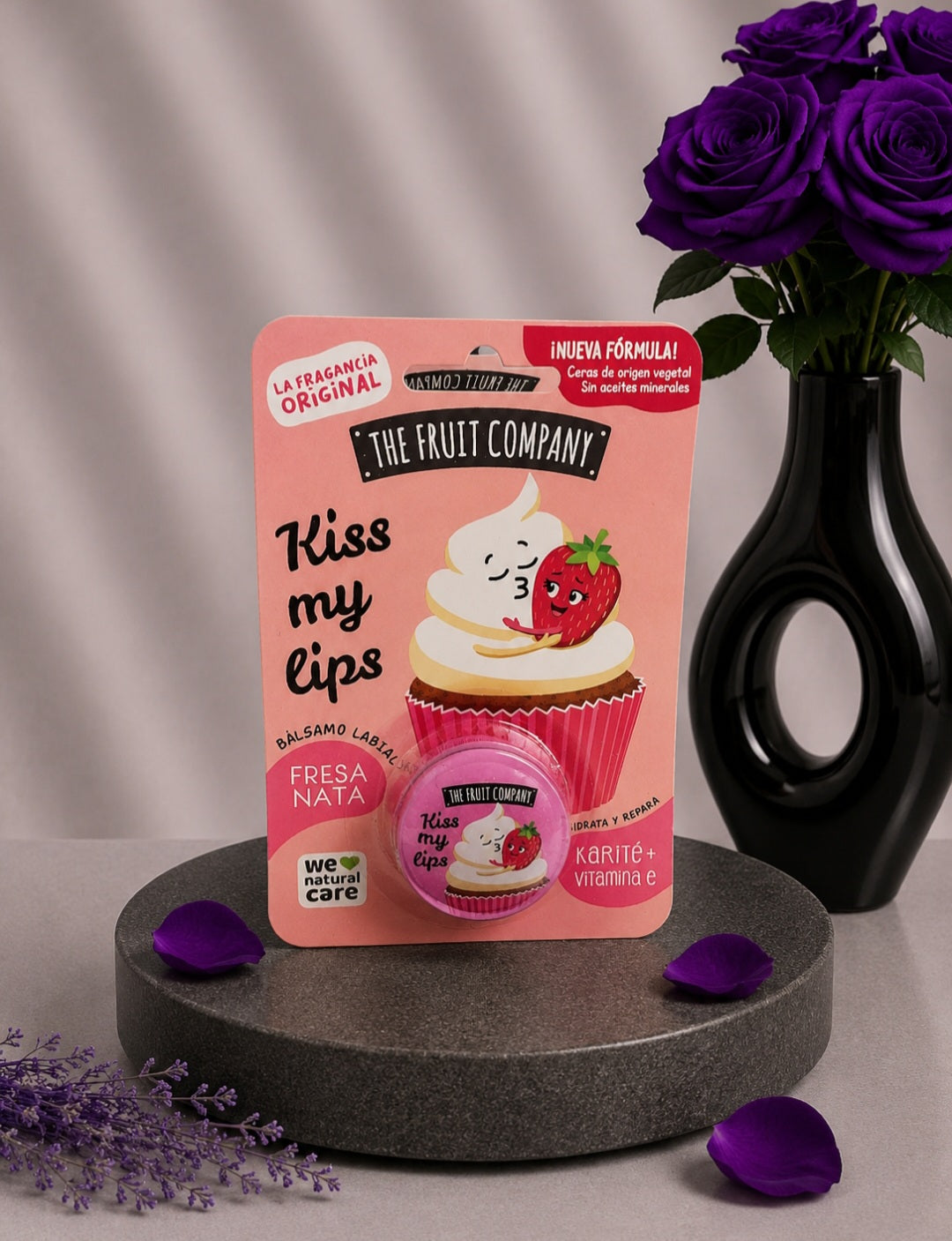 Baume à lèvres "Fraise chantilly"