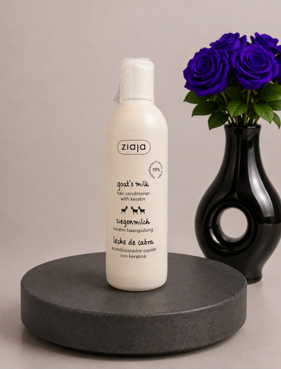 Après-shampooing au lait de chèvre et à la kératine