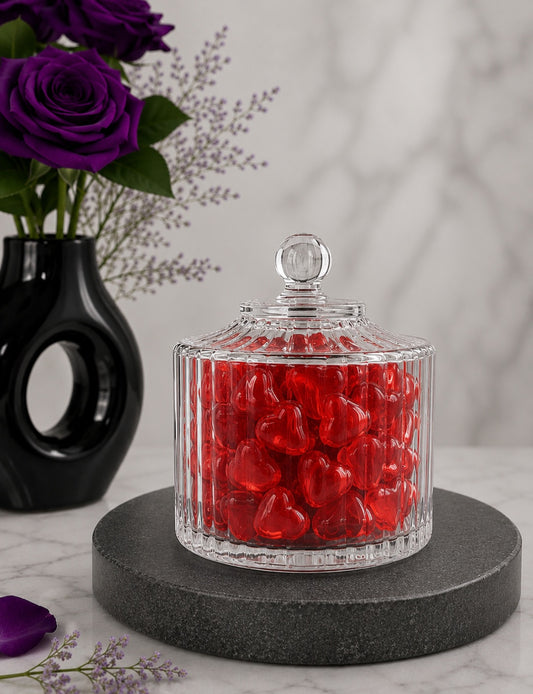 Perle de bain coeur "Fraise"