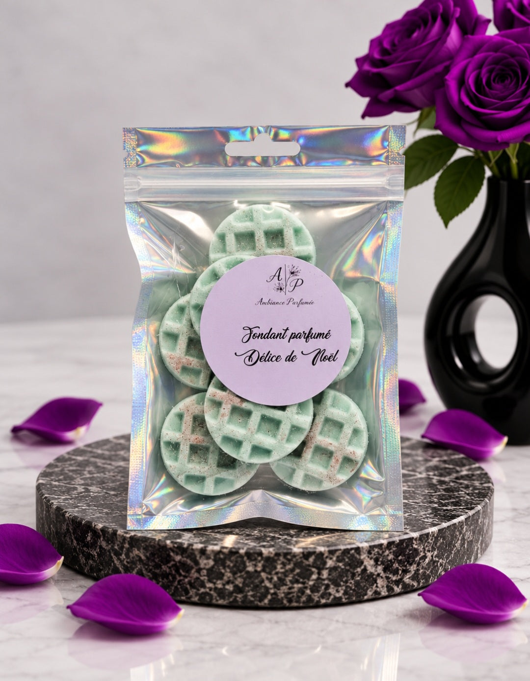 Lot de 7 fondant parfumé "Délice de Noël"  50g